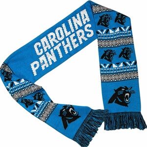 Forever Collectibles Carolina Panthers Unisex Blue & Black Knit Scarf‎ Licensed